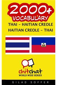 2000+ Thai - Haitian Creole Haitian Creole - Thai Vocabulary