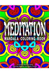 MEDITATION MANDALA COLORING BOOK - Vol.10