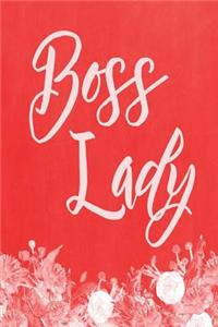 Pastel Chalkboard Journal - Boss Lady (Red)