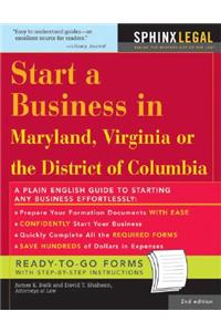 Start a Business in Maryland, Virginia, or the District of Columbia