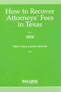 How to Recover Attorneys' Fees in Texas 2020