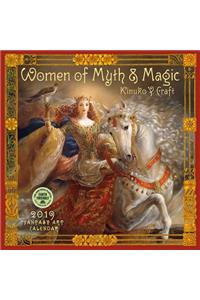 Women of Myth & Magic 2019 Wall Calendar: Fantasy Art Calendar