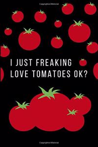 Tomato lover gift notebook