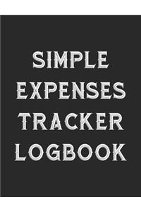 Simple Expenses Tracker Logbook