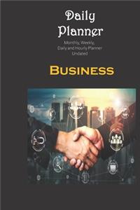 Daily planner Undated Business Professional