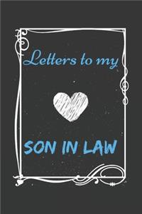Letters To My son in law, Memory Book for son in law