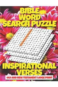 Bible Word Search Puzzle New and Old Testament Verses