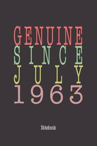 Genuine Since July 1963