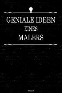 Geniale Ideen eines Malers Notizbuch