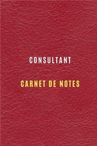 Carnet de Notes Consultant pour enregistrer les objectifs et les cibles, les clients, tâches, les activités quotidiennes et les réflexions, Historique