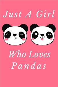 just a girl who loves pandas