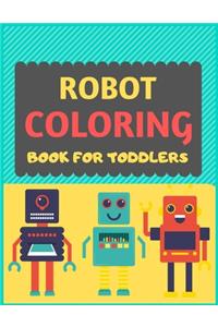 Robot Coloring Book For Toddlers
