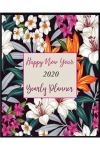 Happy New Year 2020 Yearly Planner