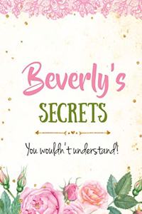 Beverly's Secrets personalized name notebook for girls and women