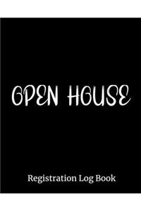 Open House Registration Log Book