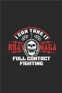 Krav Maga Full Contact Fighting: Krav Maga Notebook, Blank Lined (6" x 9" - 120 pages) Martial Arts Themed Notebook for Daily Journal, Diary, and Gift