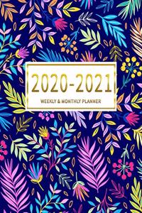 2020-2021 Weekly & Monthly Planner