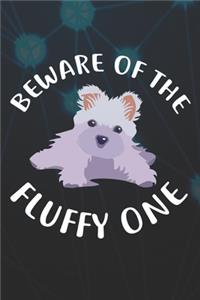 Beware Of The Fluffy One Notebook Journal