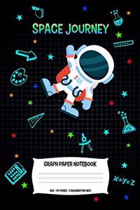 Space Journey Graph Paper Notebook