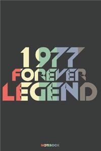 1977 Forever Legend Notebook