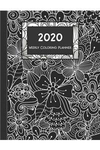 2020 Weekly Coloring Planner