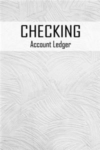 Checking Account Ledger