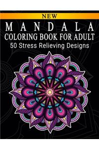 Mandala Coloring Book For Adult