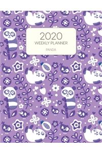 2020 Weekly Planner Panda