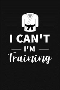 I Can't I'm Training