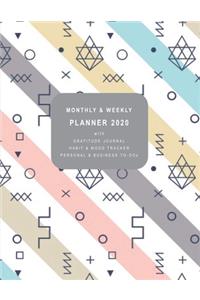 Monthly & Weekly Planner 2020