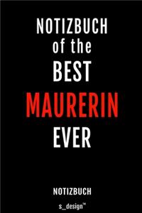 Notizbuch für Maurer / Maurerin