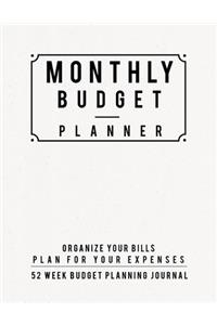 Monthly Budget Planner