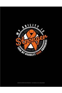 My Ability Is Stronger Than My Disability ADHD Awareness