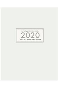 The Elegant Minimalist 2020 Weekly & Monthly Planner