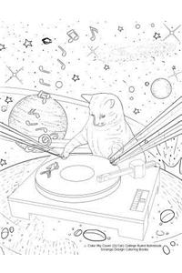 Color My Cover (DJ Cat) College Ruled Notebook