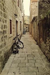 Bicycle in an Alley in Croatia Journal