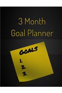 3 Month Goal Planner