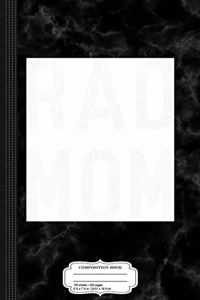 Womens Rad Mom Vintage Composition Notebook