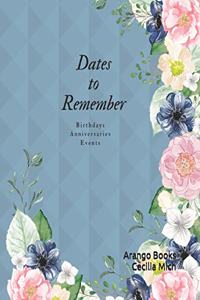 Dates to Remember