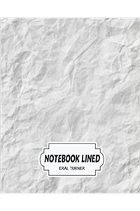 Notebook Lined Wrinkled