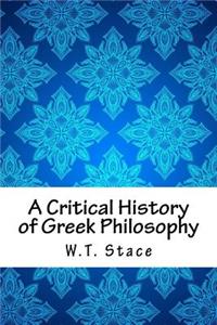 A Critical History of Greek Philosophy