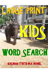 Large Print Kids Word Search