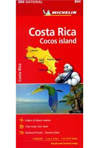 Michelin Costa Rica Map 804