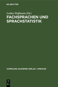 Fachsprachen Und Sprachstatistik: Beiträge Zur Angewandten Sprachwissenschaft