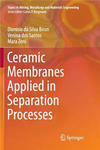 Ceramic Membranes Applied in Separation Processes