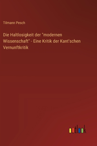 Haltlosigkeit der 