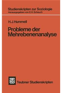 Probleme der Mehrebenenanalyse
