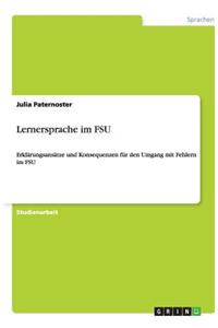 Lernersprache im FSU
