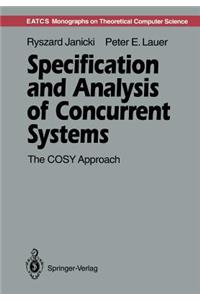 Specification and Analysis of Concurrent Systems