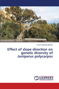 Effect of slope direction on genetic diversity of Juniperus polycarpos